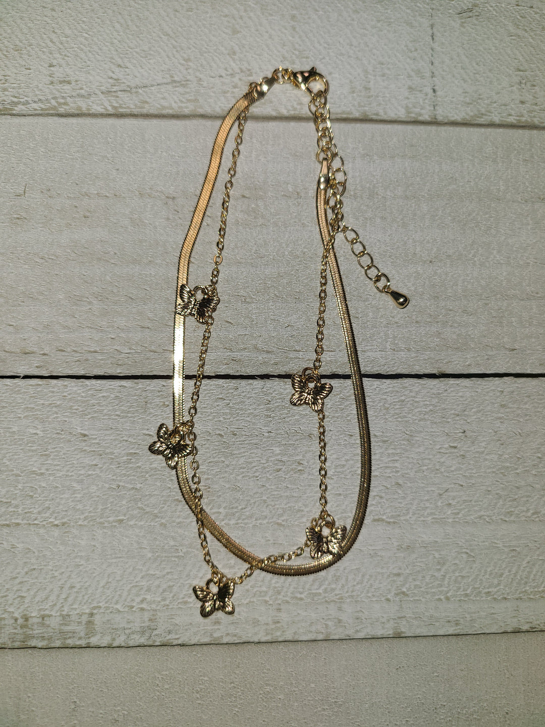 Double Chain Gold Anklet