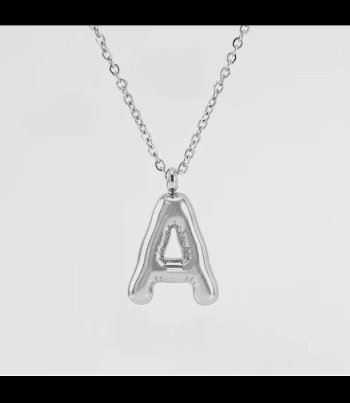 Bubble Letter Necklace