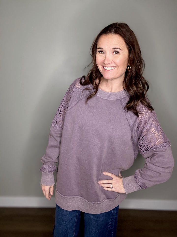 Dusty Lilac Pullover