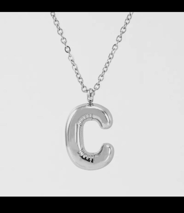 Bubble Letter Necklace