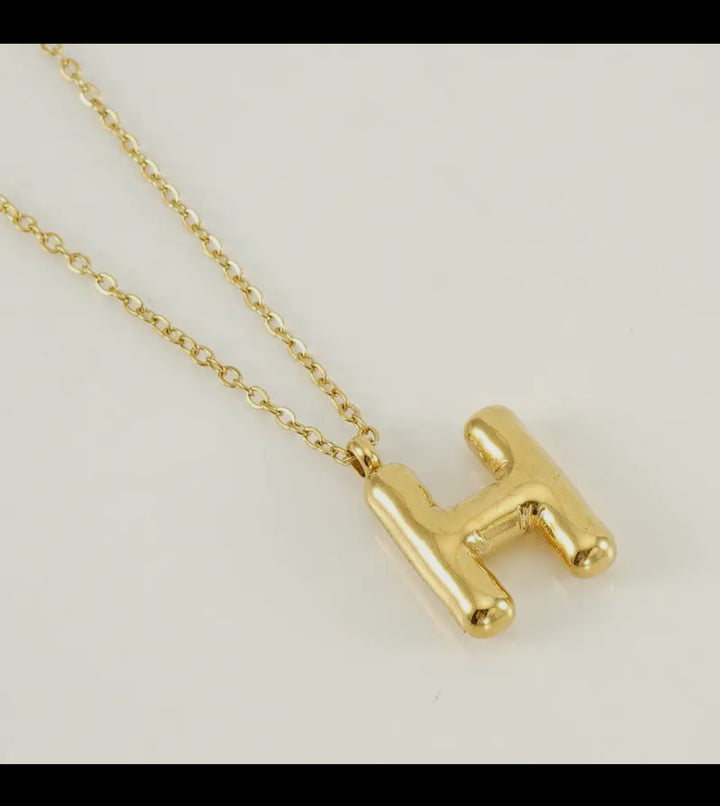 Bubble Letter Necklace