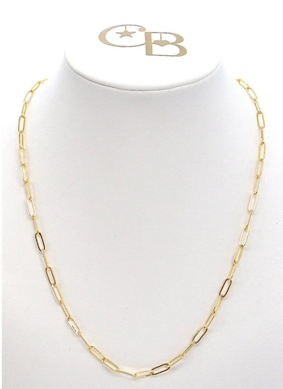 Gold Ashley 16" Necklace