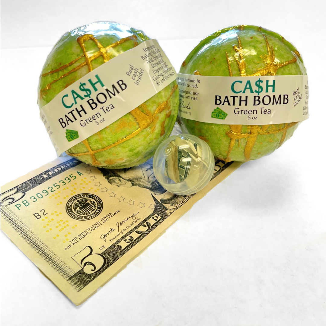 Cash Money Bath Bombs: Pina Colada (Yellow)