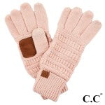 C.C. Ribbed Smart Touch Gloves