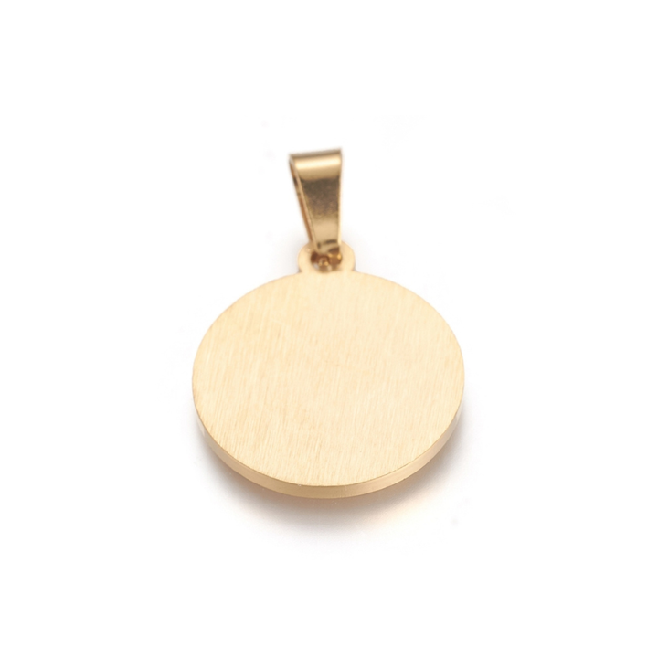 Gold Matte Lord's Prayer Disk